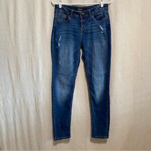 Jordache Blue Distressed Skinny Jeans